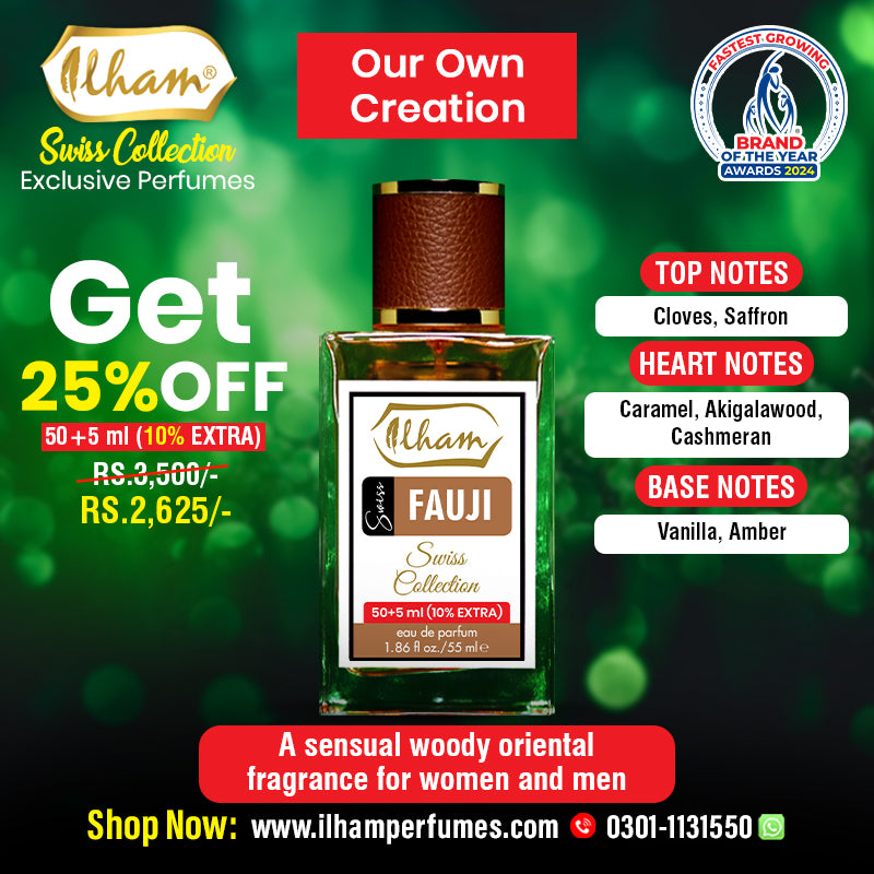 SWISS FAUJI 50 ML+ 5 ML (10 % EXTRA)