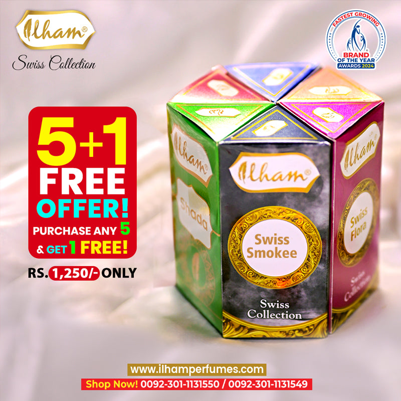 SWISS COLLECTION 6 ML VIALS (5+1 FREE OFFER)