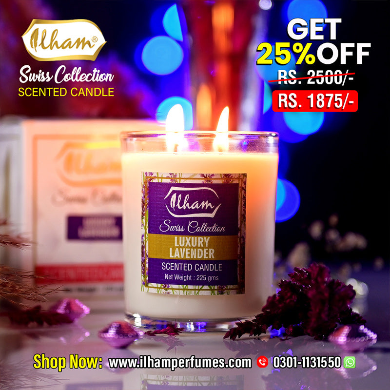 LUXURY LAVENDER SCENTED CANDLE